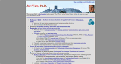 Desktop Screenshot of joelwest.org